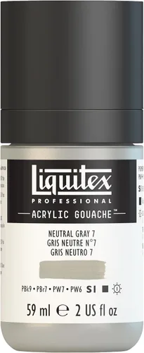 Miniatura 35 de Liquitex Professional - Gouache acrílico profesional, botella de 2 onzas (59 ml), blanco titanio