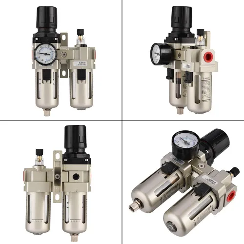 Miniatura 3 de Piezas de recambio resistentes del control de cuatro puertos del interruptor de presión del compresor de aire 240V 16A para el compresor de aire