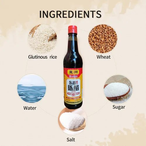 Miniatura 6 de Vinagre negro Shanxi, vinagre maduro envejecido, cereales tradicionales chinos fermentación Xiangcu negro, 14.8 oz /14.2 fl oz