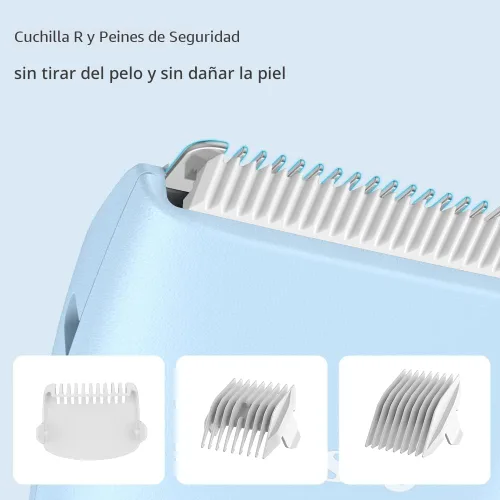 Miniatura 2 de Cortapelos para bebés, recortadora de pelo profesional silenciosa para niños y niños pequeños, máquina de corte de pelo inalámbrica impermeable
