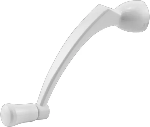 Prime-Line H 3957 Manivela blanca, 3/8 de pulgada, zócalo especial de ranura profunda, se adapta a ventanas Pella (paquete individual)
