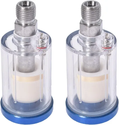 Miniatura 2 de Separador de agua de aceite Filtro de pistola de pintura de reemplazo del secador de aire para la línea de aire Compresor Fitting 1/4 in NPT 90 Psi