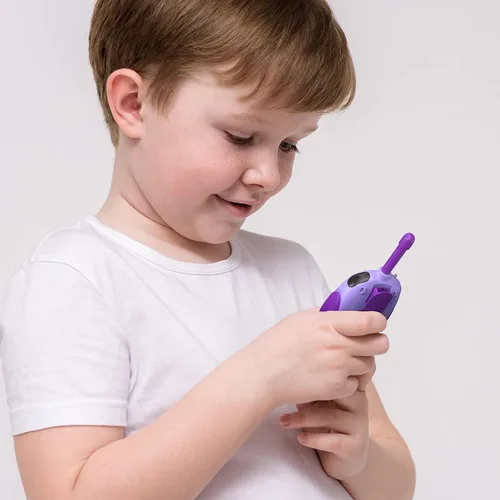 Miniatura 6 de HPROMOT Walkie Talkies para niños recargables, juguetes para niños de 3 a 12 años, niños y niñas, paquete de 2 unidades de radios de dos vías