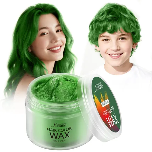 Miniatura 13 de Cera temporal para el cabello, color rubio dorado, cera de pintura de tinte para el cabello de Magic Master Keratin natural, lavable y temporal