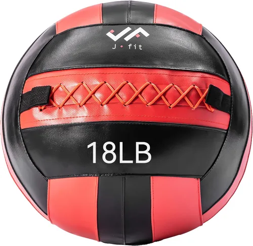 Miniatura 9 de JFit Wall Ball – Premium Soft Weighted Exercise Ball for Strength, Conditioning, Gym & Home Workouts, 4-30 LB