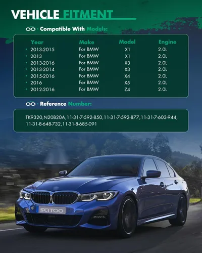 Miniatura 4 de SCITOO Kit de cadena de distribución N20B20A para BMW 220i/228i/228i xDrive/320i/320i xDrive/328i/328i GT xDrive/328i xDrive/428i/428i Gran