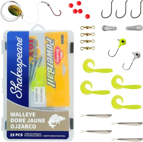Miniatura 17 de Shakespeare Kit de aparejos de pesca para atrapar más peces Walleye