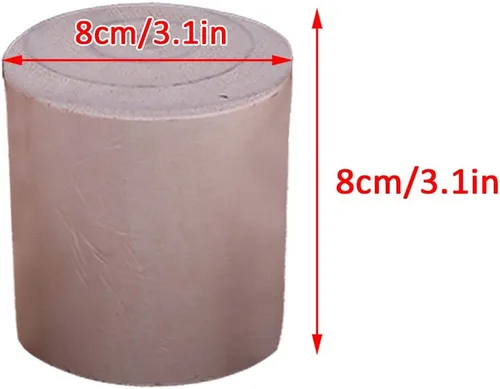 Miniatura 2 de Patas cilíndricas de madera maciza de pino para gabinete, patas de soporte para mesa de café, patas de sofá, patas de cama, 23 tamaños, para mesa