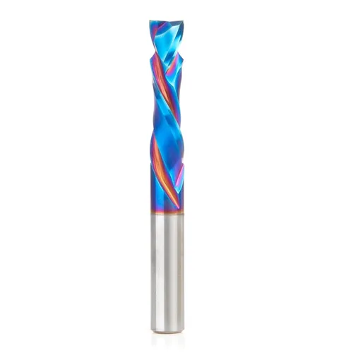 Miniatura 31 de Amana Tool Spektra Extreme Tool Life - Broca de router espiral de compresión CNC de carburo sólido, 46010-K, 3/8 D x 1-1/8 CH x 3/8 vástago x 3