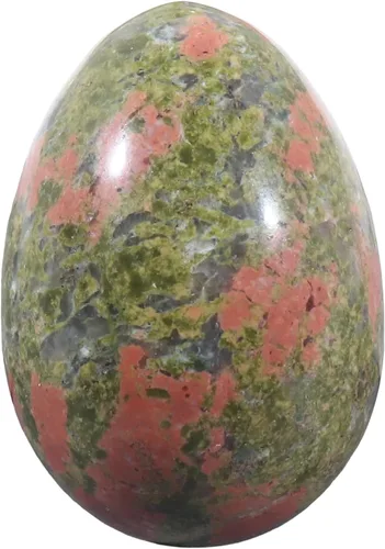 Miniatura 18 de Huevo de piedra pulida para el día de Pascua, palma/bolsillo/preocupación Enegry de cristal curativo, figura Fengshui, piedra lunar de 1.8 x 1.3