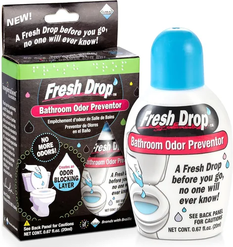 Fresh Drop Eliminador de olores de excremento, eliminador de olores de inodoro, desodorante de inodoro de una gota, espray ambientador en aerosol,