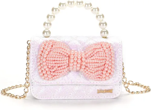 Miniatura 2 de Regalos para niñas pequeñas, lindo bolso para niños y bebés, con lazo brillante, bolsos pequeños cruzados, bolsas de hombro, juguetes y regalos