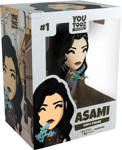 Youtooz Asami Figura de vinilo de 4.7 pulgadas, figura coleccionable de la serie The Legend of Korra, juguete estilizado para fanáticos y