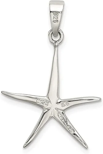 Miniatura 4 de Collar de plata de ley 925 con dije de estrella de mar y peces de vida marina, joyería fina para mujer, regalos para ella