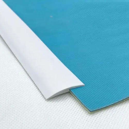Miniatura 9 de NILZA Tira de umbral de PVC impermeable, tira de umbral de transición de suelo para madera a azulejos, tira de transición de umbral de 0.4 a 0.19