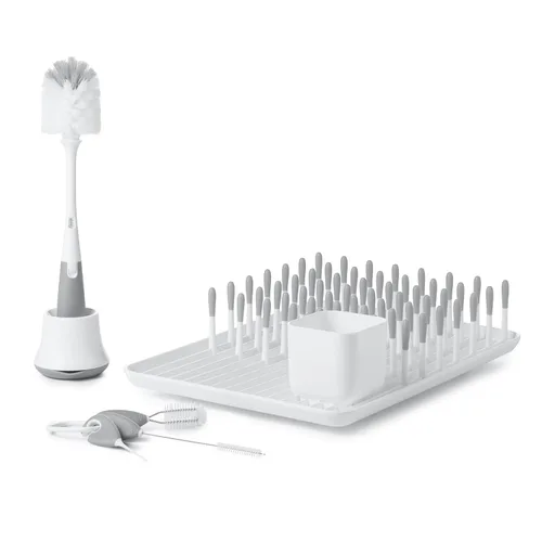 Miniatura 13 de OXO Tot - Juego de limpieza para botellas y tazas, color gris