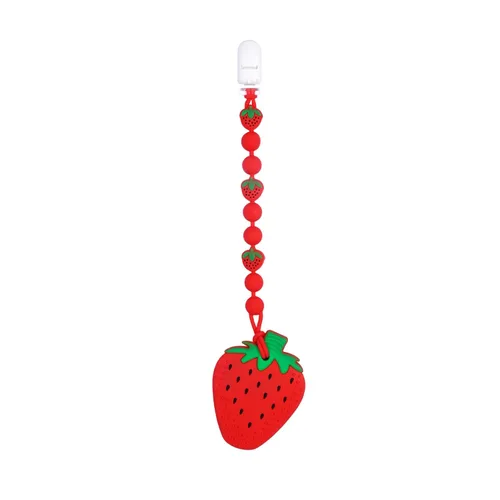 Miniatura 13 de Juguete mordedor de silicona de grado alimenticio para bebés con diseño de una sola pieza, soporte para chupete, juguetes para aliviar el dolor