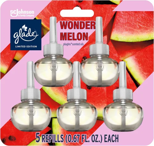 Miniatura 9 de Glade PlugIns Ambientador de Aceite con Aroma, Cool Coconut Edición Limitada, 3.35 oz Total, 5 Recambios