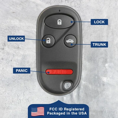 Miniatura 6 de KeylessOption Llavero de repuesto con control remoto para entrada sin llave para E4EG8DJ