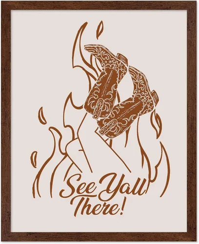 Miniatura 35 de Poster Master Póster de You've Yeed Your Last Haw - Impresión retro de vaquero marrón - Arte occidental - Arte moderno - Arte del salvaje oeste