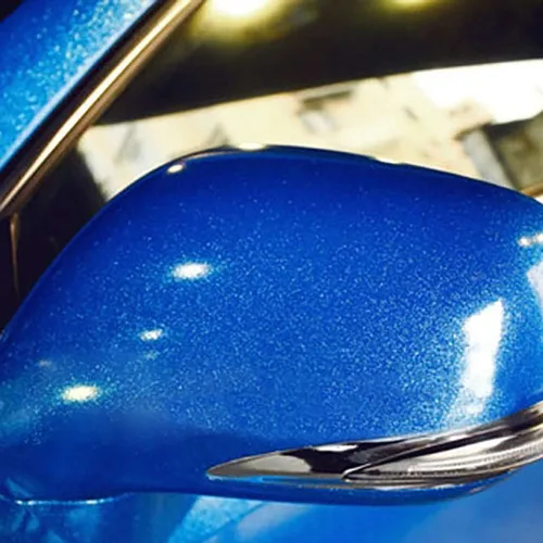 Miniatura 4 de Lámina de vinilo de alta calidad con purpurina brillante para automóvil, con burbujas libres de aire, calcomanía de vinilo para automóvil, color Azul