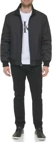 Miniatura 5 de Calvin Klein Abrigos de invierno para hombre - Chaqueta softshell con capucha forrada de sherpa