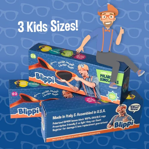 Miniatura 5 de Gafas de sol Blippi para niños pequeños 2 a 4 años