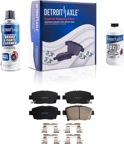 Miniatura 13 de Detroit Axle - Pastillas de Freno Delantero para Mercedes- Benz C230 C250 C300 SLK250, Pastillas de Freno Cerámica w/Reemplazo de Hardware