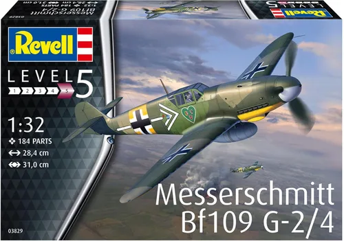 Miniatura 2 de Revell 03829 Messerschmitt Bf109G-2/4 Kit de modelo a escala 1:32