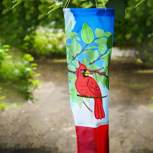 Miniatura 2 de In the Breeze 5072 — Birdhouse Garden 40 pulgadas Windsock — Decoración colorida para colgar al aire libre