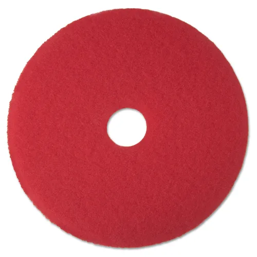 Miniatura 8 de Almohadilla 3M 5100 para pulir pisos a máquina, color rojo (paquete de 5 unidades), 16", Rojo, 5