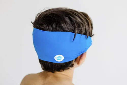 Miniatura 5 de Splash Place Gafas de natación con correa de tela, divertidas, modernas, cómodas, para adultos y niños Azul real
