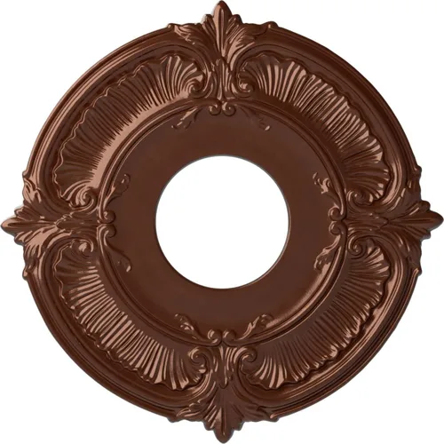 Miniatura 34 de Ekena Millwork CM12ATCGS Medallón de Techo Attica (Se Adapta a Doseles de hasta 3 1/2"), Pátina Verde Cobre Pintada a Mano