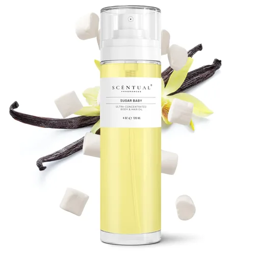 Miniatura 12 de Scentual Fragrances, niebla de perfume ultraconcentrada para cabello y cuerpo, fragancia duradera para mujer, perfumes gourmand para mujeres, vegano