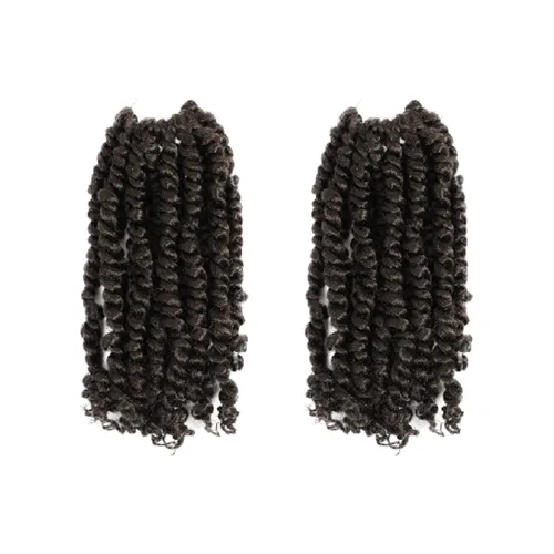 Miniatura 94 de BOHOBABE Cabello de Ganchillo Pre-retorcido Passion Twist de 14 Pulgadas Cabello Corto Ombré Gris Pre-enrollado de Ganchillo Passion Twist para Gris