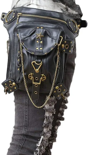 Miniatura 5 de AlwaySky - Bolso unisex de piel sintética para mujer y hombre