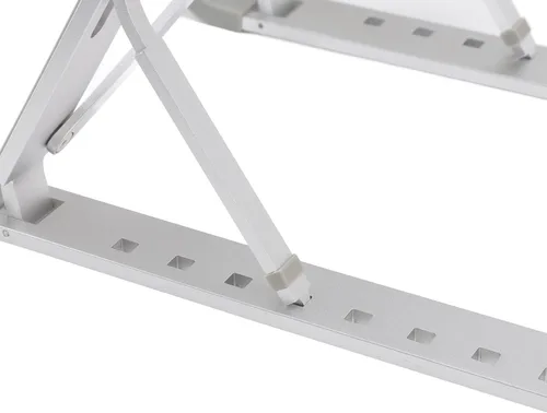 Miniatura 7 de Luqeeg Soporte para laptop para escritorio, soporte ergonómico ajustable de aluminio portátil para laptop, soporte plegable para computadora