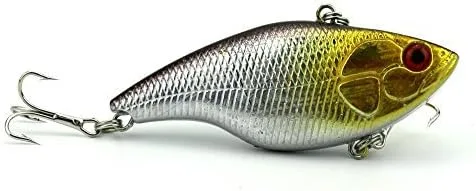 Miniatura 2 de 4PCS Sinking Rattling Wiggler VIB Lipless Crankbaits Hard Fishing Señuelos Wobbler para lubina y trucha 7.5cm/2.95"/0.51 oz