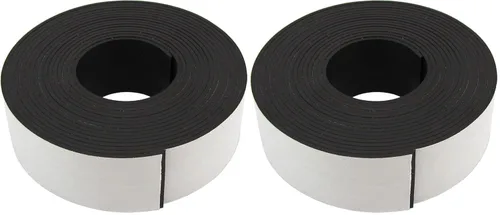 Miniatura 18 de Cinta adhesiva magnética flexible – 1/16" de espesor x 1/2" de ancho x 100 pies (1 rollo)