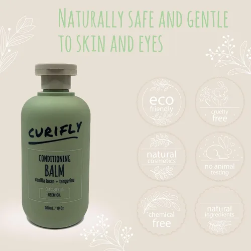 Miniatura 5 de Bálsamo acondicionador, bálsamo para el cabello con aceite de neem, hidratante para el cabello seco y dañado, sin parabenos y anticaspa para cabello