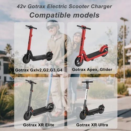 Miniatura 3 de Fuente de alimentación universal de 42 V 2 A, cargador gotrax repuesto para G2 G3 G4, GXL V2, Rival, XR Ultra/Elite, Bolt/Bolt
