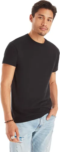 Miniatura 2 de Hanes Camiseta de algodón para hombre, absorbe la humedad, varios paquetes disponibles