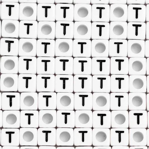 Miniatura 9 de STU-500FZM-AEIOU, 500 cuentas de letras acrílicas en forma de cubo de 15/64 x 0.236 pulgadas, letras B, cuentas del alfabeto para hacer pulseras