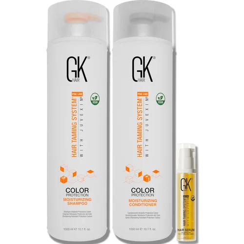 Miniatura 2 de GK HAIR Global - Juego de champú y acondicionador hidratante de queratina (3.4 onzas líquidas/3.4 fl oz) con suero antiencrespamiento y aceite