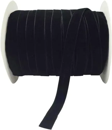 Miniatura 64 de Bobina de cinta de terciopelo de 10 yardas, disponible en muchos colores (Beige, 1 1/2 pulgadas)