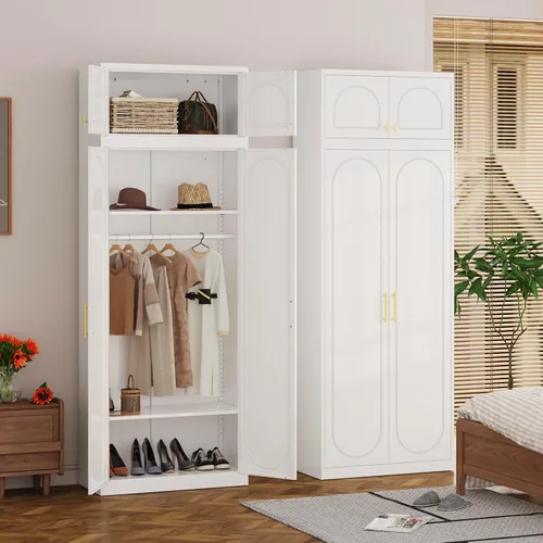 Miniatura 12 de Armario de baño montado en la pared, gabinetes de almacenamiento de pared de metal para lavadero, cocina, baño, sala de estar
