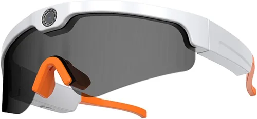Xmenha Gafas de sol deportivas con cámara inteligente para hombres y mujeres, Bluetooth para grabación de audio y video, lentes inteligentes para