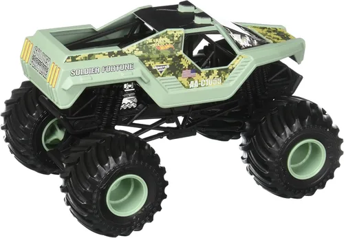 Miniatura 2 de Hot Wheels Monster Jam Soldier Fortune Vehículo, escala 1:24