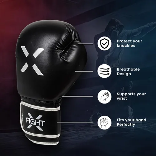 Miniatura 2 de Guantes de Boxeo Profesionales para Hombres y Mujeres – Guantes de Entrenamiento y Sparring Profesionales, Saco Pesado, Guantes de MMA Kickboxing