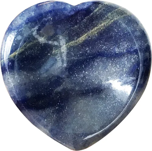 Miniatura 10 de Fekuar Piedra natural de flor de cerezo, ágata de cuarzo para el pulgar, tallada a mano, cristal curativo en forma de corazón, piedra para aliviar